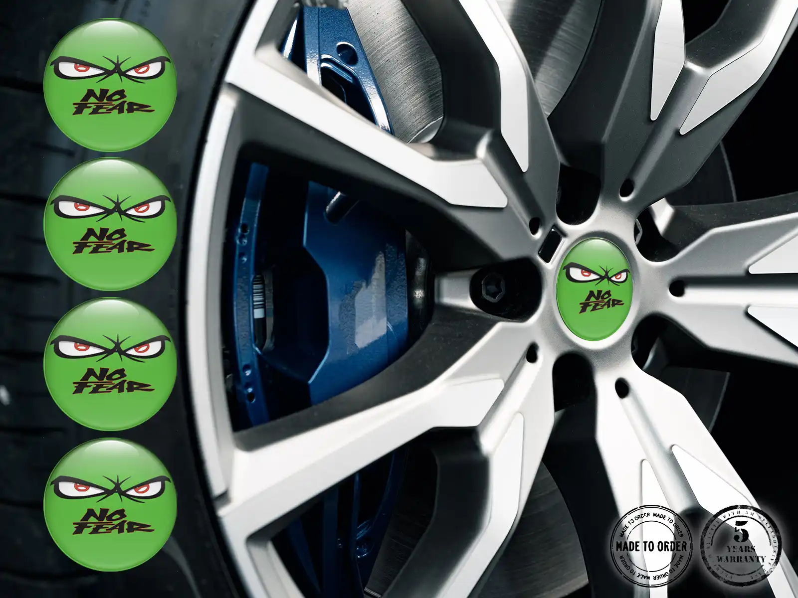 Wheel Sticker Design Premium Drift Style SUV